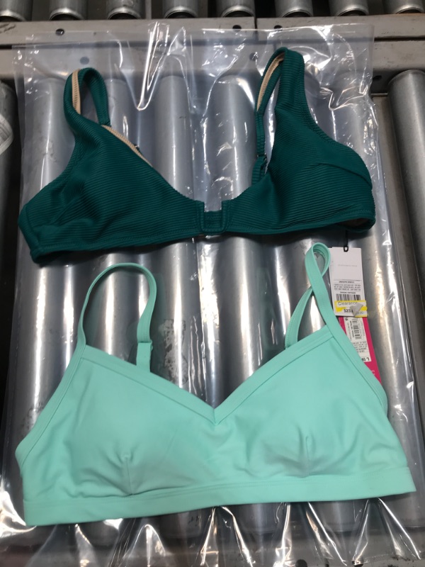 Photo 1 of 2 PACK: Bikini Tops Large (8-10)(12-14)