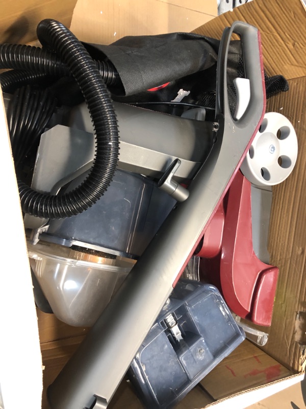 Photo 2 of Hoover Power Scrub Deluxe Carpet Cleaner Machine, Upright Shampooer, FH50150, Red
