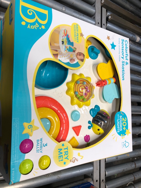 Photo 2 of B. play - Baby Activity Table - Colorful & Sensory Station

