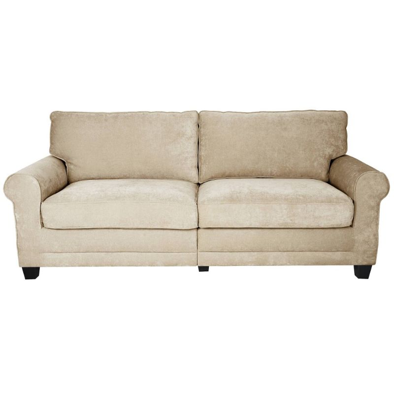 Photo 1 of (COSMETIC/TORN MATERIAL DAMAGES) Serta RTA Copenhagen Collection 73" Sofa in Marzipan
