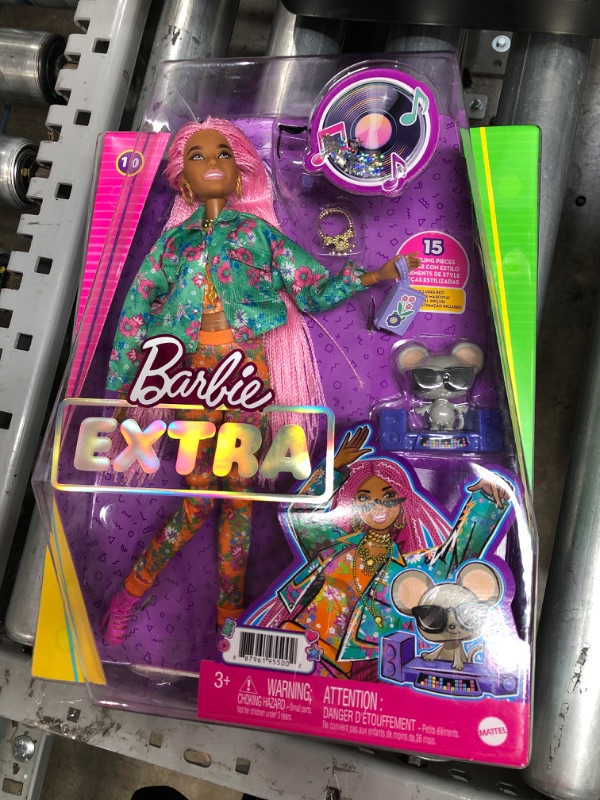 Photo 1 of Barbie Extra Doll - Pink Braids

