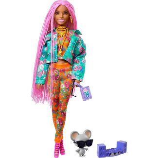 Photo 1 of Barbie Extra Doll - Pink Braids

