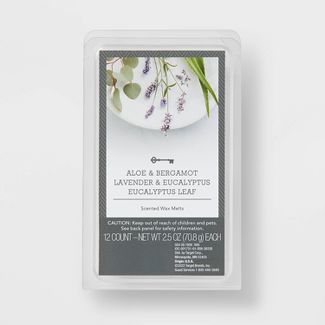 Photo 1 of 10 PACK
12 Cube Melt Wellness Aloe, Bergamot Lavender and Eucalyptus Leaf - Threshold™

