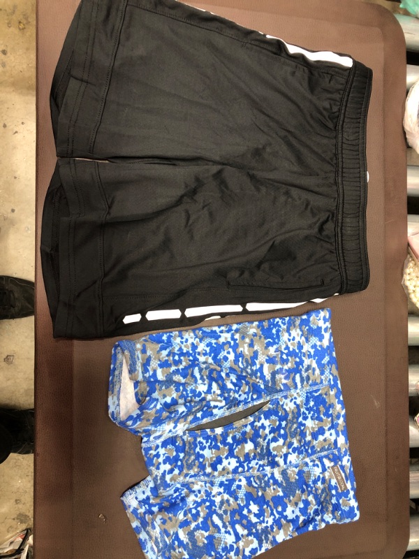 Photo 1 of 2 PCS
Boys Gym Shorts SIZE M 8/10
Boys Boxer Briefs Blue Camo SIZE L