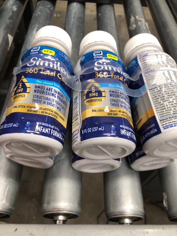 Photo 3 of BEST BUY DATE 4/1/2023
Similac 360 Total Care Advance Non-GMO Ready to Feed Infant Formula Bottles - 8 fl oz Each/6ct

