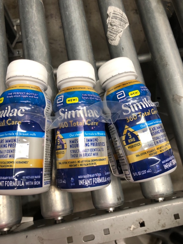 Photo 3 of BEST BUY DATE 5/1/2023
Similac 360 Total Care Advance Non-GMO Ready to Feed Infant Formula Bottles - 8 fl oz Each/6ct

