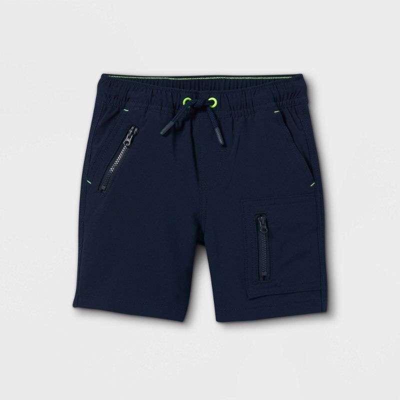 Photo 1 of 2 PAIRS Toddler Boys' Utility Quick Dry Pull-on Shorts - Cat & Jack™ SIZE 3T