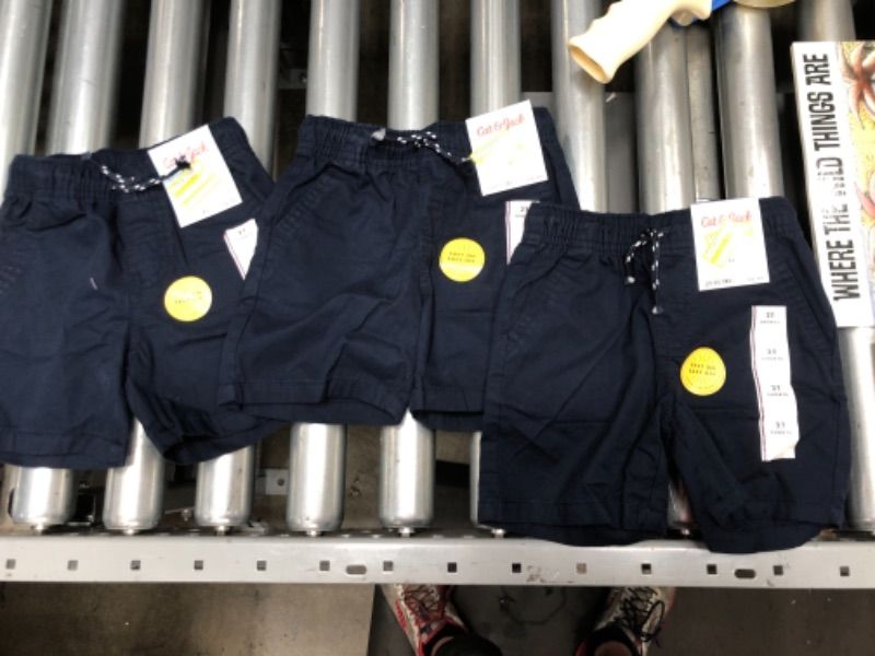 Photo 2 of 3 PAIRS Toddler Boys' Woven Pull-on Shorts - Cat & Jack™ SIZE 2T