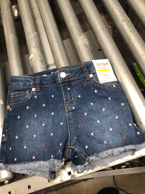 Photo 2 of Girls' Star Jean Shorts - Cat & Jack™ Dark Wash

7/8