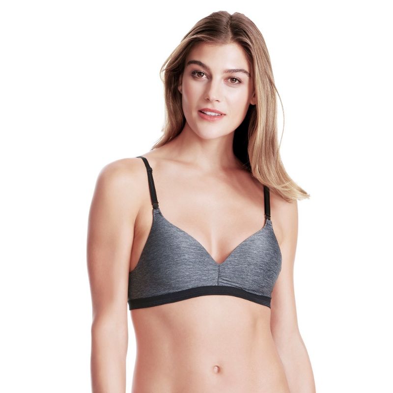 Photo 1 of Simply Perfect by Warner's Women's Cooling Wire-Free Bra RM3281T - 34A Dark Gray
