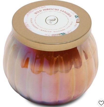 Photo 1 of 14oz Lidded Glass Jar Candle Wild Hibiscus Sangria - Floral Collection - Opalhouse™

