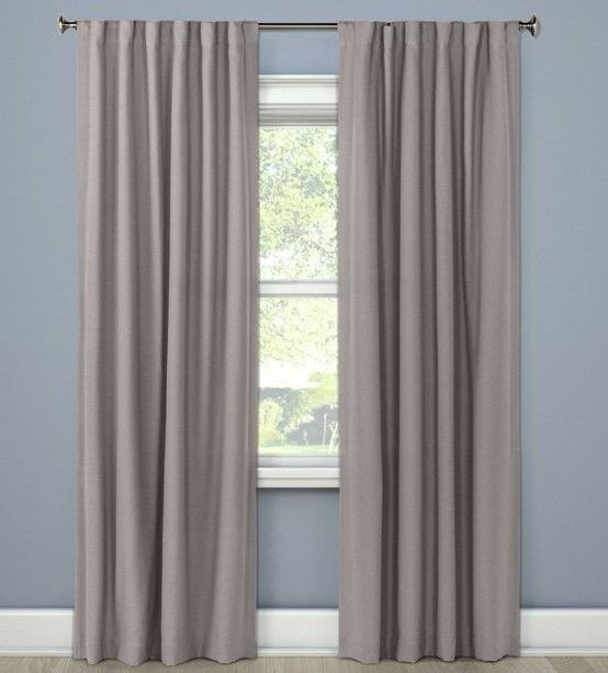 Photo 1 of 1pc Blackout Aruba Linen Window Curtain Panel - Threshold 