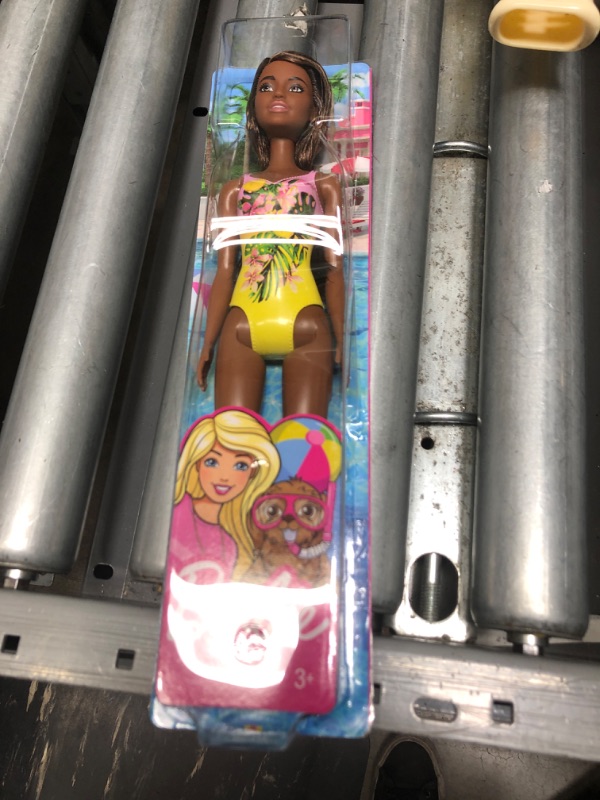 Photo 2 of Barbie Doll, Brunette, Wearing Swimsuit, For Kids 3 To 7 Years Old
