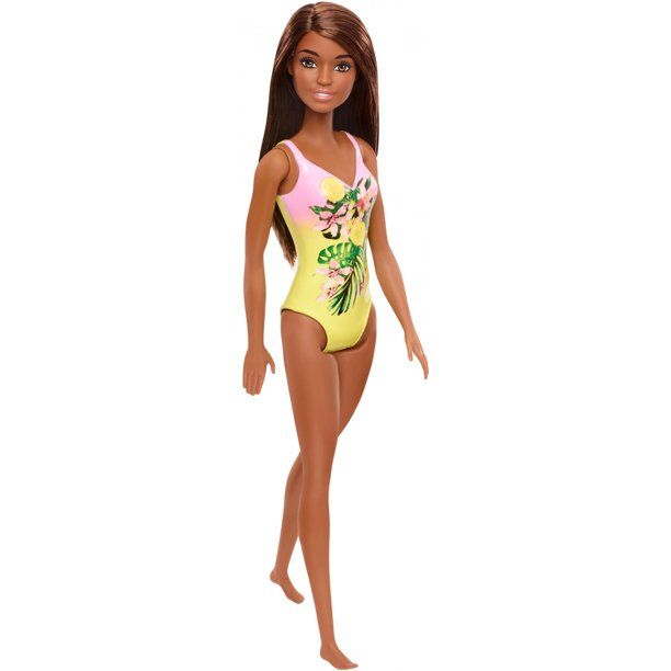 Photo 1 of Barbie Doll, Brunette, Wearing Swimsuit, For Kids 3 To 7 Years Old
