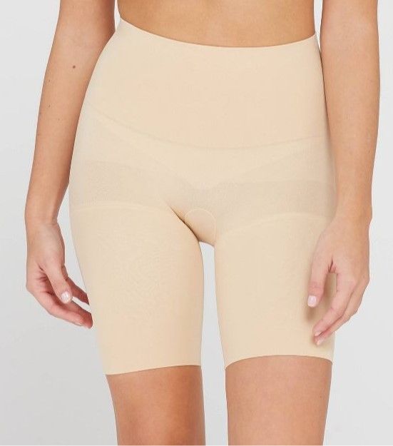 Photo 1 of ASSETS by SPANX Women's Remarkable Results Mid-Thigh Shaper (S)