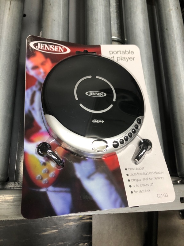 Photo 1 of Jensen CD-60R Portable CD Player With Bass Boost
