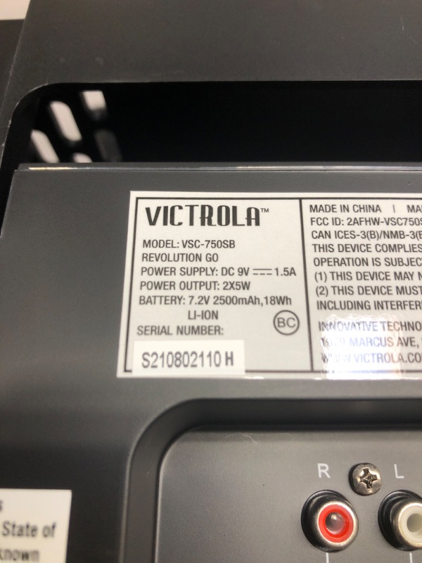 Photo 4 of Victrola Revolution GO Portable Rechargeable Bluetooth Record Player - VSC-750

