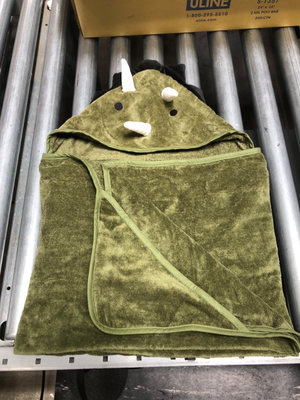 Photo 2 of 25"x50" Dinosaur Hooded Towel - Pillowfort