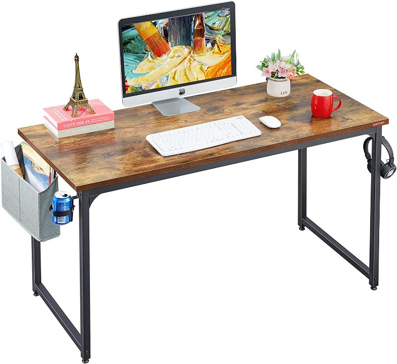 Photo 1 of Mr IRONSTONE Computer Desk 47"  (Rustic Brown)
