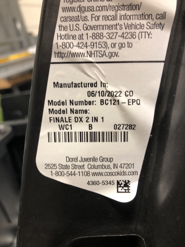 Photo 1 of Cosco Finale Dx 2-In-1 Booster Car Seat, Dusk
