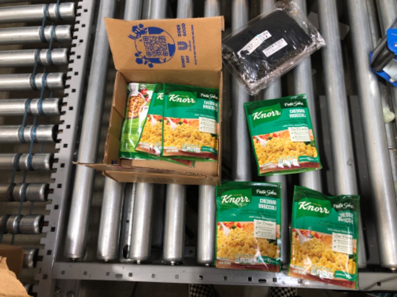 Photo 2 of (2 item bundle) 6 PACK OF Knorr Pasta Sides Fusili with Cheddar Broccoli - 4.3oz (EXP: APRIL 8, 2023) +3 pack holographic cosmetic bags