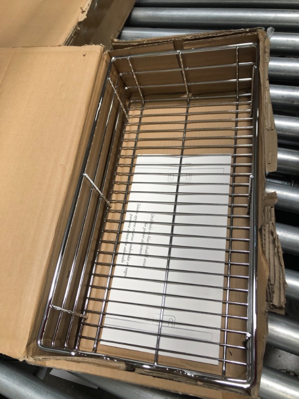 Photo 1 of Cabinet Pull Out Shelves – 5”High Slide Out Cabinet Organizer Basket – Heavy Gauge Metal Wire - Pull Out Drawer for Kitchen Cabinets