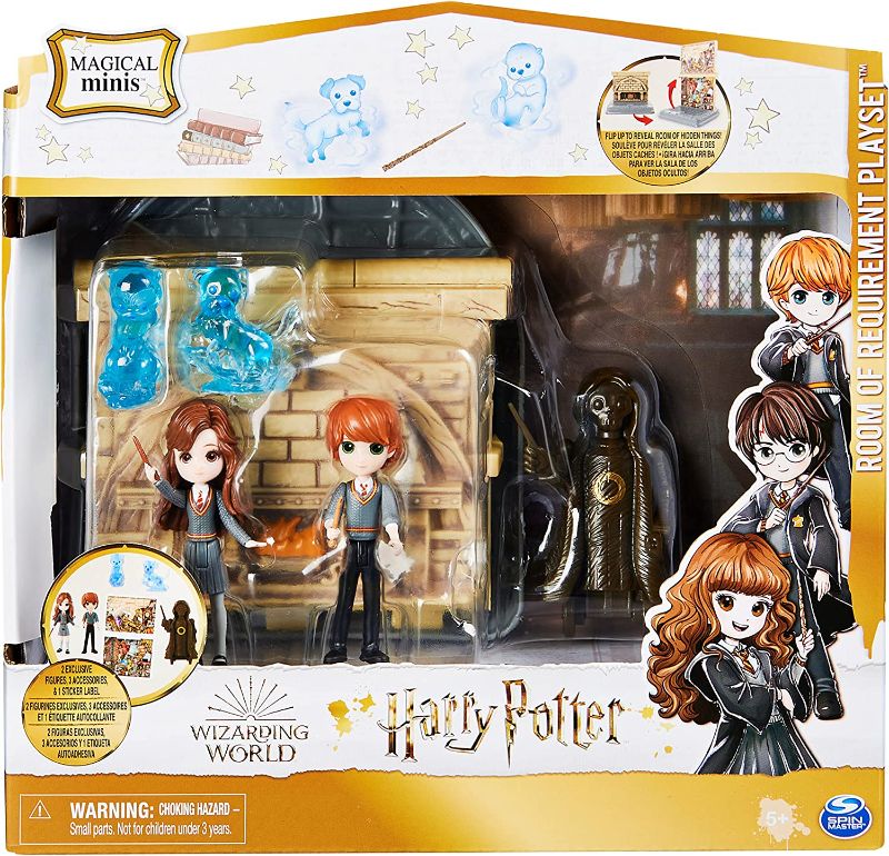 Photo 2 of BUNDLE OF (3 ITEMS )Mouse Trap Game- (Wizarding World Harry Potter, Room of Requirement 2-in-1 Transforming Playset with 2 Exclusive Figures and 3 Accessories, Kids Toys for Ages 5 and up-( FOAM SPARKLERS 
