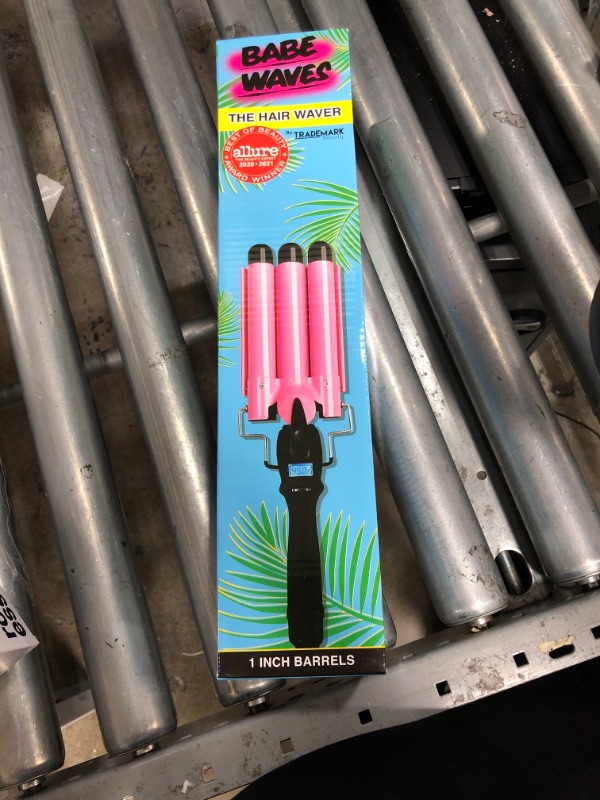 Photo 2 of Babe Waves Original Hair Waving Iron with 25mm Barrels in Pink at Nordstrom Rack