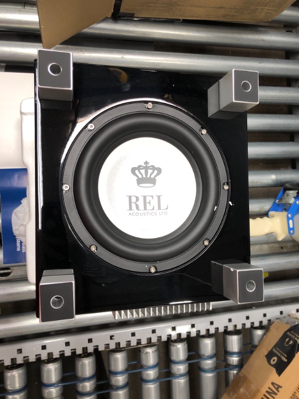 Photo 2 of REL Acoustics T/9x Subwoofer, 10 inch Front-Firing Driver, Arrow™ Wireless Port, High Gloss Black
