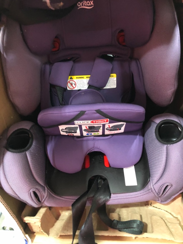 Photo 2 of Britax One4Life ClickTight All-in-One Car Seat  – Infant, Convertible, Booster – 5 to 120 pounds - SafeWash Fabric, Plum missing cup holders
