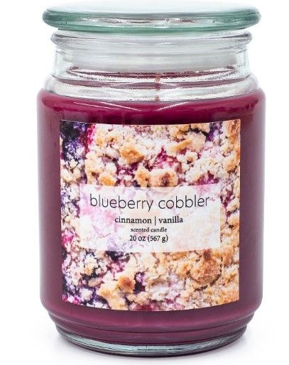 Photo 1 of 3 PACK OF 20oz Jar Candle Blueberry Cobbler