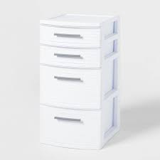 Photo 1 of 4 Drawer Medium Tower White - Brightroom™

