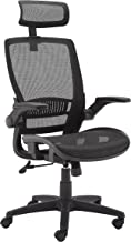 Photo 1 of *NOT COMPLETE**
Amazon Basics Ergonomic Adjustable High-Back Mesh Chair with Flip-Up Arms and Headrest, Contoured Mesh Seat - Black
