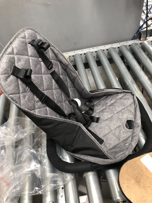 Photo 2 of **SEAT ONLY**NO FRAME**
Dream On Me, Coast Stroller Rider, Lightweight, One hand easy fold, travel ready, Sturdy, Adjustable handles, Soft-ride wheels, Easy to push, Gray
