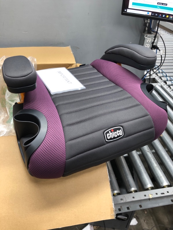 Photo 2 of Chicco GoFit Backless Booster Car Seat - Grape