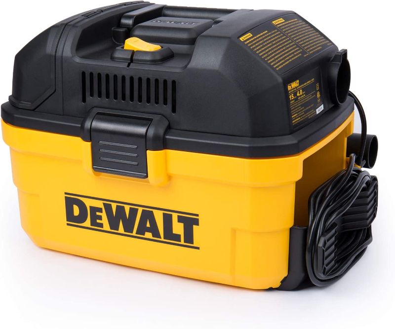 Photo 1 of 
DeWALT Portable 4 Gallon Wet/Dry Vaccum, Yellow & Workshop Wet Dry Vacuum Accessories