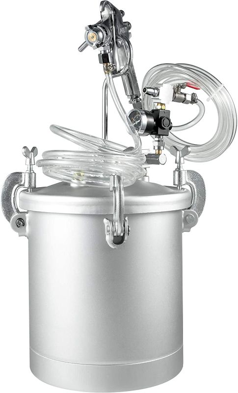 Photo 1 of *POT ONLY*VEVOR Pressure Pot Tank 2.5 Gallon Paint Pressure Pot 10L Stainless Paint Tank