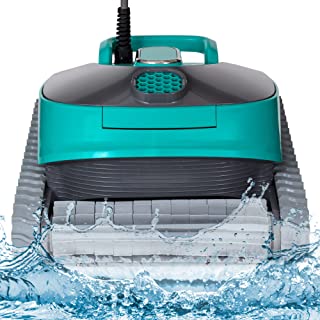 Photo 1 of Automatic Robot Pool Cleaner, Pool Cleaning Robot with Three Motors, Wall Climbing, Cleans up to 50ft, Traps and Locks in All Sorts of Dirt and Debris
