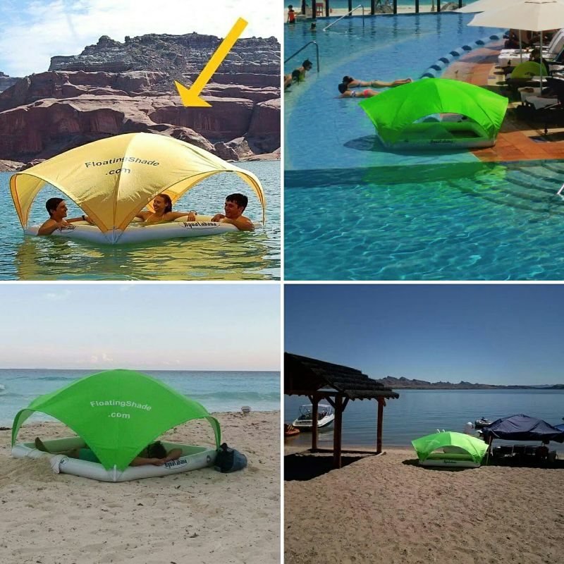 Photo 1 of 
Aqua Cabana 6' x 6' Inflatable Canopy for Swimming Pool, Lake, and Beach
