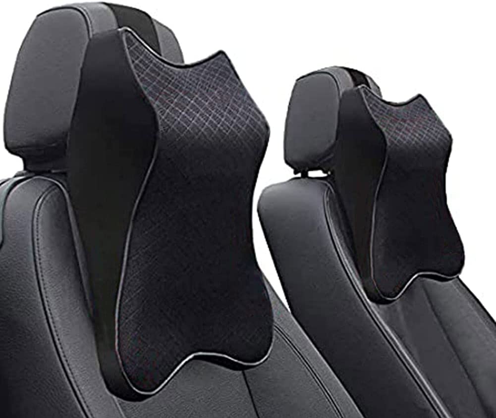 Photo 1 of 1 PCS Car Seat Headrest Neck Rest Cushion,Durable 3D Memory Foam, Comfortable Car Seat Headrest, Ergonomic Design, Breathable Removable Cover, for Neck/Back Pain Relief 
