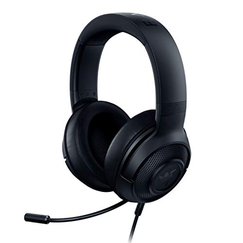 Photo 1 of  Razer Kraken X Ultralight Gaming Headset: 7.1 Surround Sound - Lightweight Aluminum Frame - Bendable Cardioid Microphone - PC, PS4, PS5, Switch, Xbox One, Xbox Series X & S, Mobile - Black
