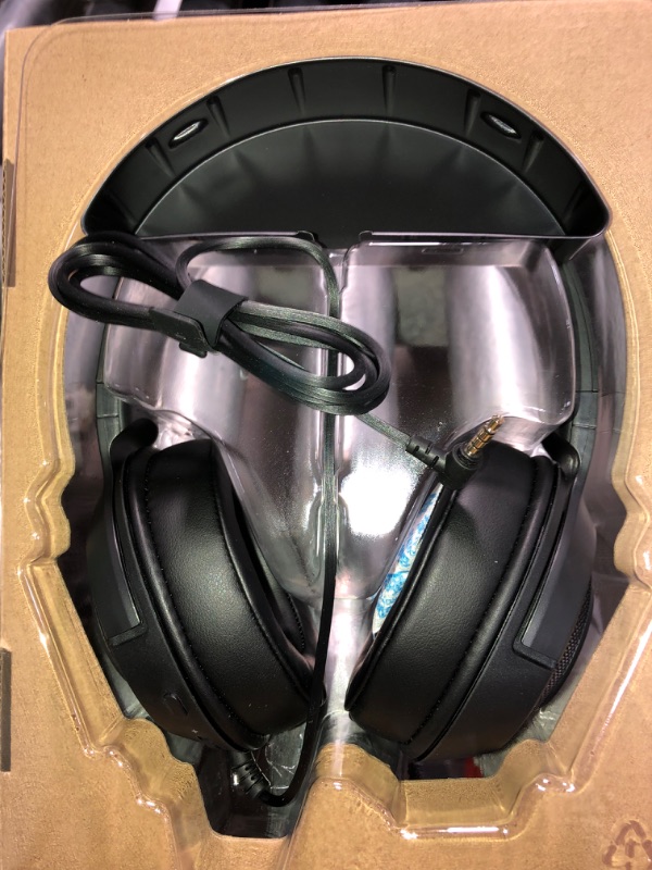 Photo 1 of  Razer Kraken X Ultralight Gaming Headset: 7.1 Surround Sound - Lightweight Aluminum Frame - Bendable Cardioid Microphone - PC, PS4, PS5, Switch, Xbox One, Xbox Series X & S, Mobile - Black

