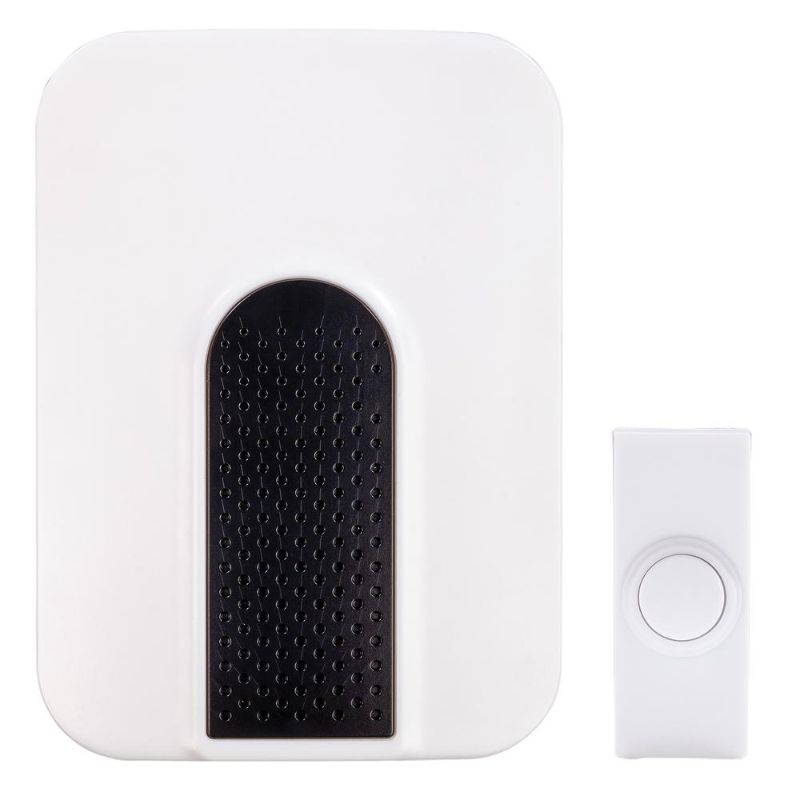 Photo 1 of ***DAMAGED***
Defiant Wireless Plug-in Doorbell Kit with 1-Push Button in White
