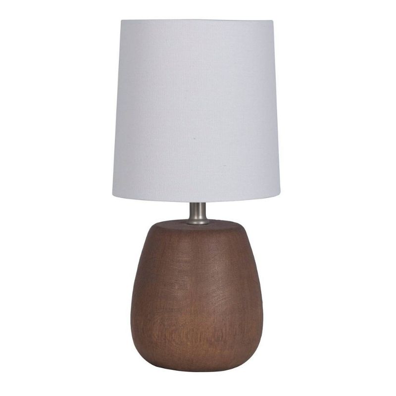 Photo 1 of 12.5" Polyresin Wood Accent Lamp - Threshold™- 2 PACK 
