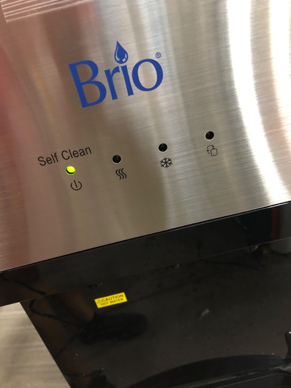Photo 7 of ***DAMAGED***
Brio Essential Tri-Temp Bottom-Load Water Cooler in Black and Brush Stainless-Steel
