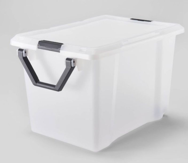 Photo 1 of 32 gallons Extra Large Wheeled Latching Storage Box - Brightroom™

