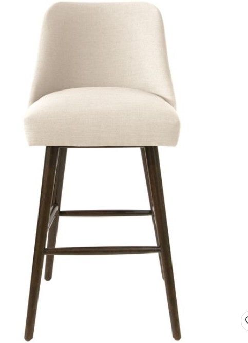 Photo 1 of 30" Geller Modern Barstool in Classic Linen - Project 62™

