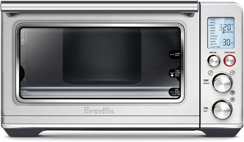 Photo 1 of **damaged// tested- powers on
Breville BOV860BSS Smart Oven Air Fryer, Countertop Convection Oven, Brushed Stainless Steel
