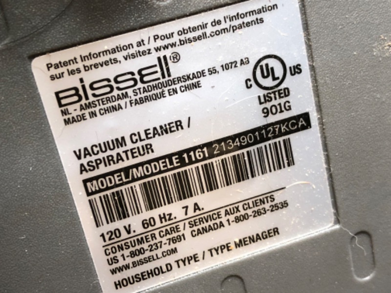 Photo 5 of Bissell Deluxe Canister Vacuum - 1161
