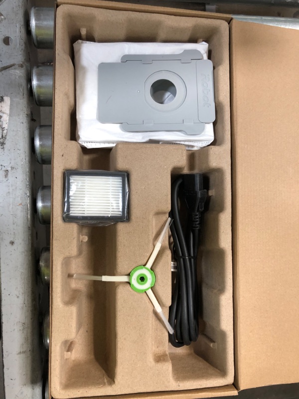 Photo 1 of **NONFUNCTIONAL**
iRobot Roomba 692 Robot Vacuum-Wi-Fi Connectivity, Personalized Cleaning Recommendations, Works with Alexa, Good for Pet Hair, Carpets, Hard Floors, Self-Charging, Charcoal Grey
